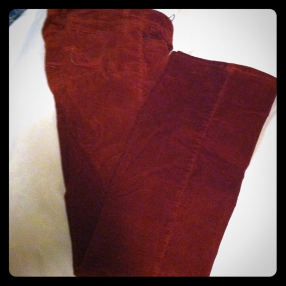 Vintage Red Express Corduroy pants perfect for Christmas!!